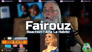 Fairouz Reaction - Ana La Habibi - First Time Hearing - Requested