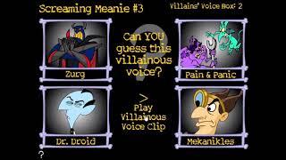 Screaming Meanies - Disney Villian's Flash Game (Toon Disney Website)