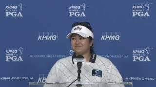 Lilia Vu Sunday Flash Interview 2024 KPMG Women's PGA Championship © PGA America