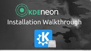 KDE Neon Installation Walkthrough