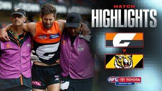 GWS Giants v Richmond Highlights | Round 12, 2025 | AFL