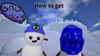 Sno Day - How to get Sapphire Scoobis