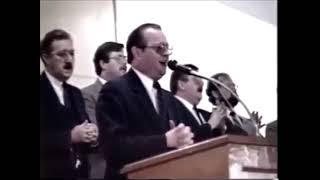 Dr. Max Solbrekken at Pentecostal Assemblies of Newfoundland Conference, 1988