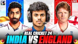 LIVE: India Vs England - 1st Test Day 03  -  Real Cricket 24 Gameplay #shorts #gaming