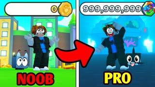 CAN i BEAT Pet Simulator X in ### MINS with ONLY 800 ROBUX!? (NOOB to PRO)