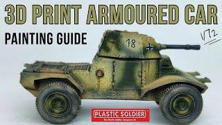 1/72 WW2 3D Printed Painting Tutorial | Plastic Soldier Company | Scale Models