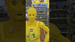 Yoda and C3PO Chilling in Japan Lego #shorts