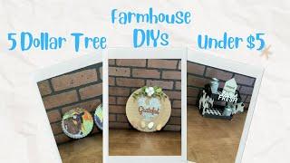 5 Dollar Tree Farmhouse DIYS under $5