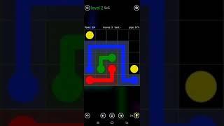 Flow Free Walkthrough Classic Park 5x5 Gameplay (Level 2)