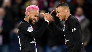 Neymar and Mbappe handshake