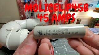 MOLICEL P45B 21700 VS SAMSUNG 40T