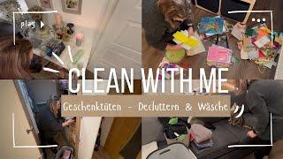 Clean with me - INA | Abend-quickie | Decluttern von Geschenkstüten & Partydeko - ENDLICH