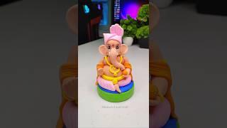 Ganpati Ji making with clay  Ganpati idol making  Ganpati Bappa morya #shorts #short