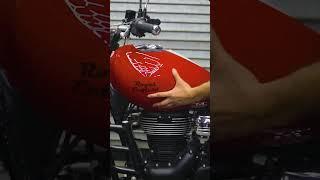 Devil's Custom Premium Royal Enfield Meteor Tank Skins Kit | Devil's Custom