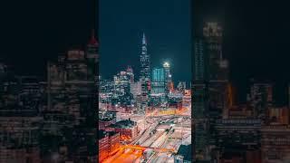  Chicago third largest city in the U S , whose image is dramatically transformed at night #shorts