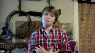 Christian Beadles Singing YES I CAN with Justin Bieber in the backgorund