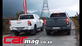 DRAG RACE: Toyota Hilux 2,4 GD-6 vs Nissan Navara 2,5D