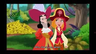 Jake And His Crew Helping Captain Hook And Red Jessica Take The Right Path To The Valley Of Roses