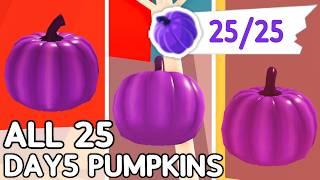 DAY 5 - ALL 25 Purple Pumpkin Locations in Adopt Me!