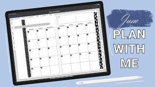 June 2020 Plan With Me - Part 1 | Digital Bullet Journal On The iPad