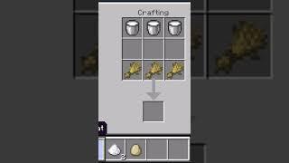 how to make cake in Minecraft #shorts