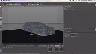 How to create a wireframe, blueprint, or netting in Cinema 4D