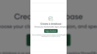 Database Setup in 30 Seconds! MongoDB Atlas