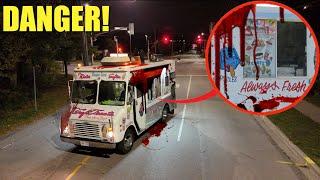 IF YOU SEE BLOOD ON AN ICE CREAM TRUCK, STAY AWAY! (IT'S A TRAP)