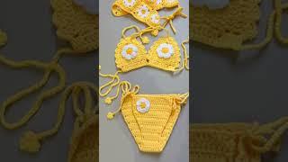 Crochet bikini baby 1-3years #crochett #pattern #handmade #crochetbikini