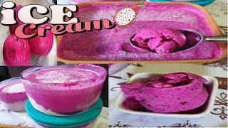 Super Creamy And Delicious To Taste | HomeMade DragonFruit Ice Cream | Panlasang Bisaya Channel