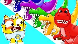 T-rex on the Bus | Dinosaur Song | Baby Ringo Kids Songs & Nursery Rhymes