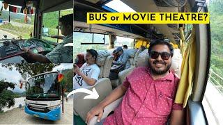 Kathmandu to Pokhara in Most Luxurious Bus of Nepal | Open Visit Nepal Tours | Bus with SOFA #nepal