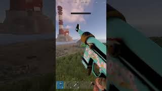 Rust cheater DIES to a legit player #rust #rustpvp #solo #pvp #youtubeshorts #cheat #cheating