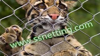 tiger enclosure fence mesh, tiger cage protection netting