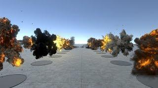 HQ Realistic explosions | Demo for Asset Store