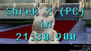 Shrek 2 (PC) in 21:30.900 [Former WR]