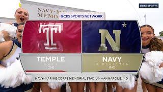 Highlights: Navy Football vs. Temple (9/7/24)