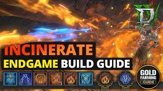 Incinerate Sorcerer Build Guide - Easy T100+ Pit + Boss Killer in Diablo 4 Season 6 Vessel of Hatred