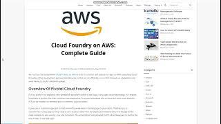 Pivotal Cloud Foundry vs AWS Everything You Need To Know