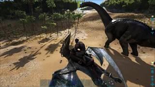 ARK: Survival Evolved (Одиночка) #12 - Минимальный овираптор и погоня за бронто