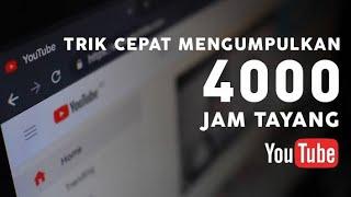 CARA KEJAR 4000JAM TAYANG MENGGUNAKAN HP| SATU BULAN MONETISASI