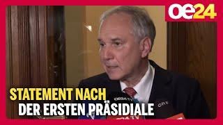 Statements nach der ersten Präsidiale