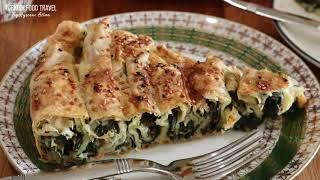 Turkish Spiral Spinach Borek "Ispanaklı Dolama Börek"