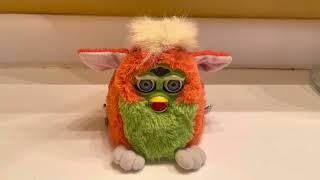 Getting my fresh orange Furby baby to speak Furbish￼