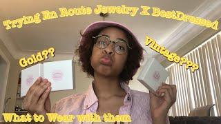 trying en route jewelry X bestdressed + how to style them