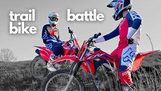 2024 Honda CRF250F vs CRF125F: Trail-Bike Battle on Motocross Track | GoPro Footage