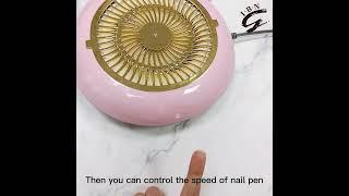 Manicure nail dust machine