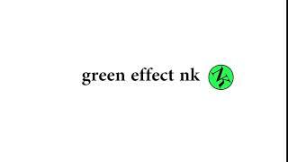 Glass Breaking green effect nk 1