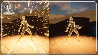 Power Up Effect in Unreal Engine 5 | Niagara and Overlay Materials