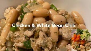 Chicken White Bean Chili #chili #inexpensive #easytomake #casouthernbelle